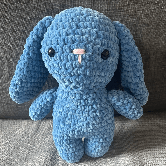 Gros lapin bleu 