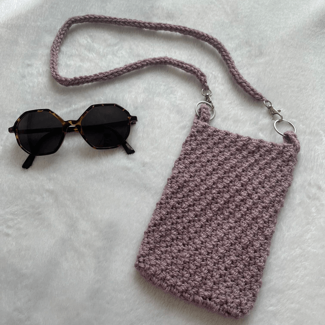 Pochette avec bandoulière pour téléphone 
